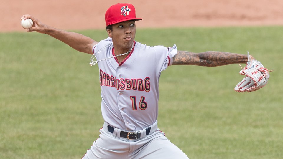 #Marlins select Sterling Sharp of the #Nationals in the Rule 5 draft.

6’3”, 170 righty, 3.53 ERA, 52/15 K/BB in 58.2 IP across three levels last year.