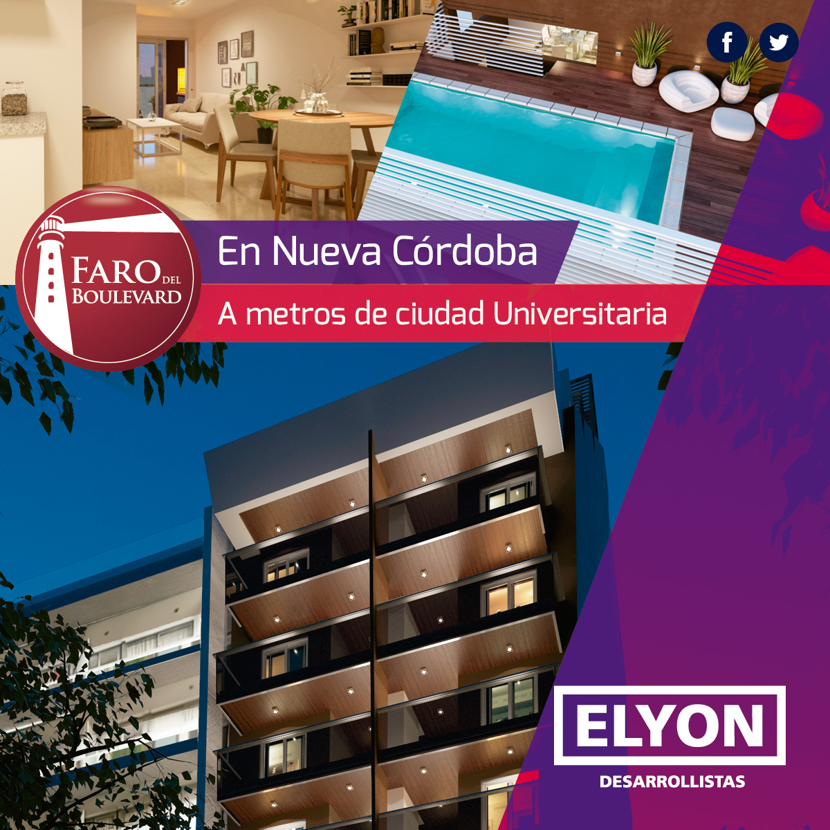 crecelaciudad's tweet photo. #FaroDelBoulevard ➡ Muy cerca de #CiudadUniversitaria, sobre 📌 Ambrosio Olmos 836.
→ Amplios deptos con balcones y asadores propios.
→ Amenities de categoría.
→ Posesión: 2021.
👉¡Consultá nuestras financiaciones! https://t.co/DsPYC4ywar