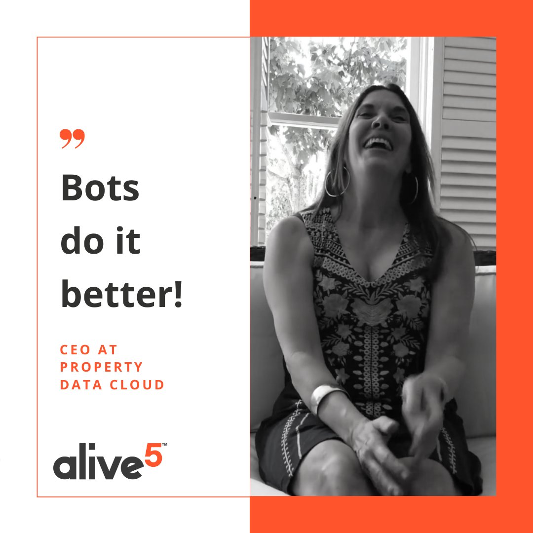We interviewed our client, Pam from Property Data Cloud. The entire case study can be found on our website. Check it out here 👉 alive5.com/pdc/