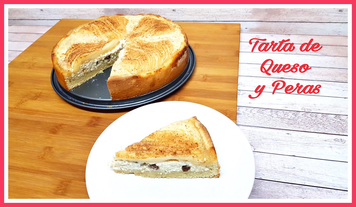 misrecetas_eu's tweet photo. Tarta de queso y pera by @2Bocados - https://t.co/ynUKKCroU0 https://t.co/DCtoZmIcLs