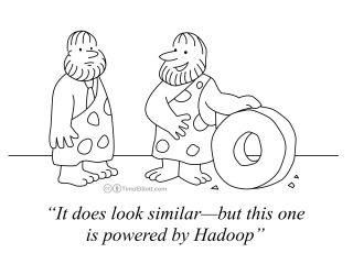 "It does look similar -- but this one is powered by hadoop."
