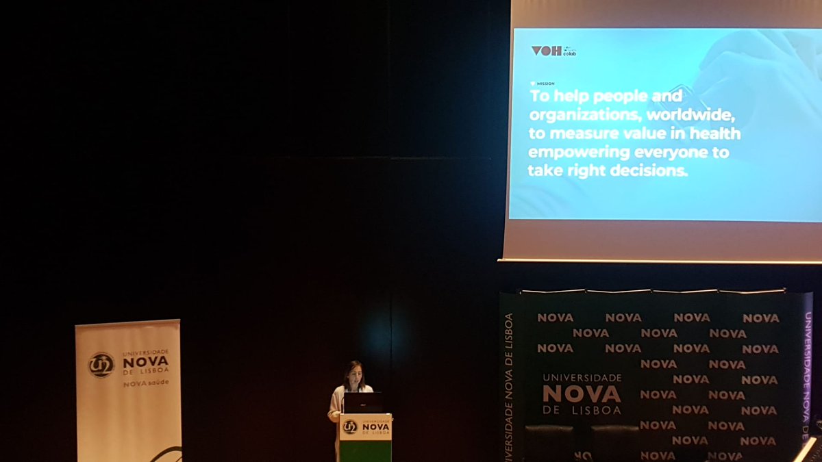 vohcolab's tweet photo. Today we were at VI Jornadas NOVAsaúde of @NOVAunl, where our Executive Director, @AnaLondral, presented VOHCoLAB's mission: to help people and organizations to measure value in Health, empowering everyone to take right decisions!
#value #health #valuebasedhealthcare #vohcolab https://t.co/uXpc5CePDx