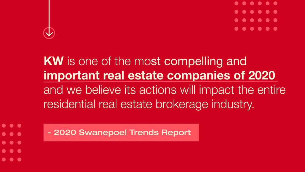 kwri's tweet photo. 📈 We're trending! 📈 KW was just named a top 2020 trend in the #SwanepoelTrendsReport. The report takes an objective look at industry disruption and bets on YOU as the ones that will take the end-to-end journey into the end zone. Read the whole thing: https://t.co/GY1oPnPX90 https://t.co/RUdLn2vRyy