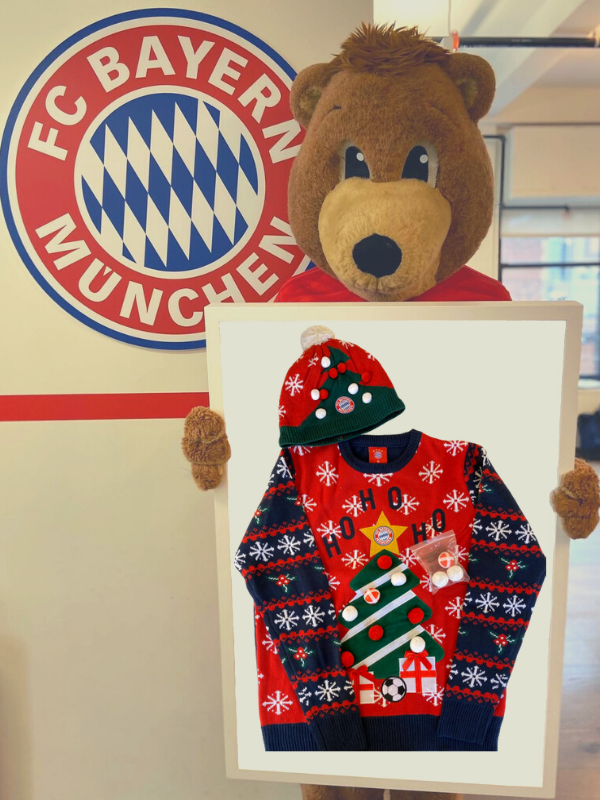 FCBayernUS's tweet photo. 🚨 GIVEAWAY ALERT 🚨 

This week, Berni is giving away 𝗧𝗪𝗢 Christmas sweaters to get you ready for your holiday parties! 🎄

Enter to win: 🐻
👍 Like
✌️ Retweet
👇 Reply with #BerniBonanza https://t.co/ZTTtWse34Z