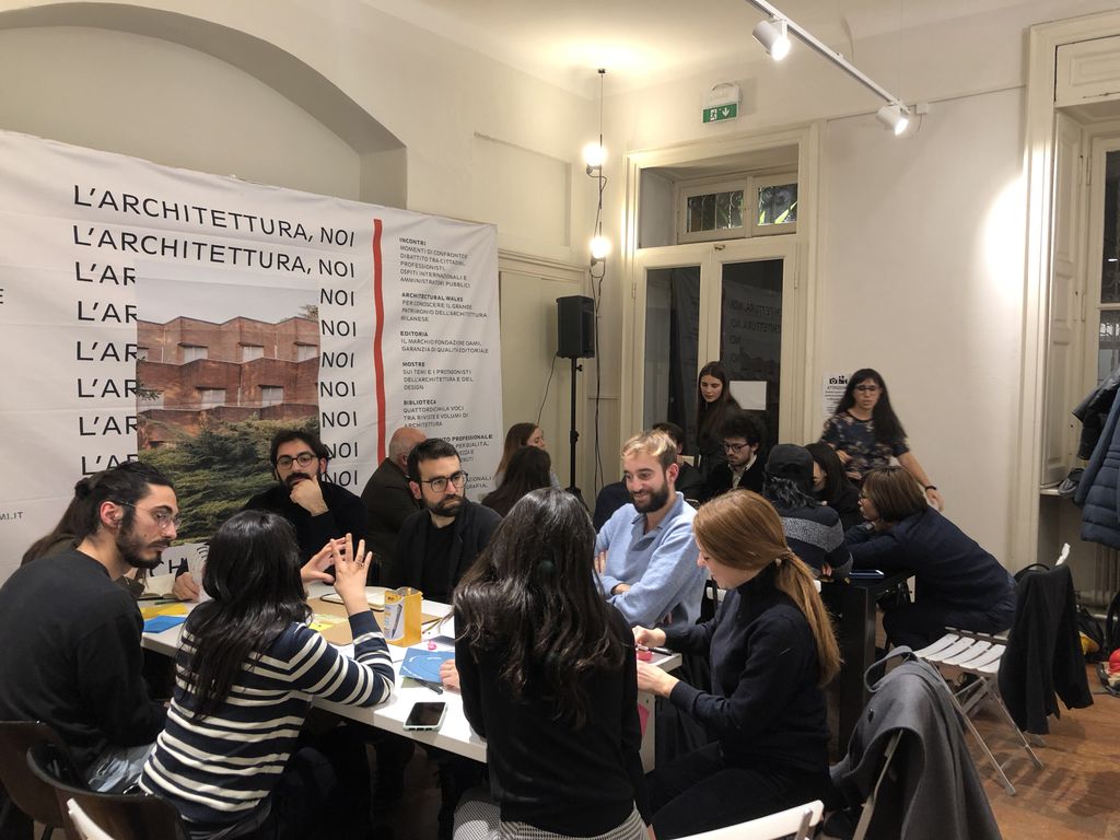 school_sos's tweet photo. #SOS6 | Building (Y)our Future
On the occasione dedicated to Giancarlo De Carlo, the Ordine @Architetti_MI has hosted the Workshop #buildingyoufuture with young architects selected for the quality of their graduation projects, curated by the young professionals of SOS! https://t.co/nht6VKeb9N