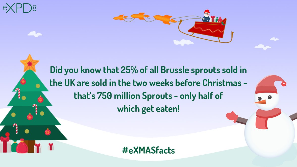 eXPD8_fm's tweet photo. While Christmas is the most wonderful time of the year, it's also the most wasteful! So if you have sprouts on your plate.... make sure you eat them up 😉🎄🎁#eXMASfacts https://t.co/AjKw1WuZ3K