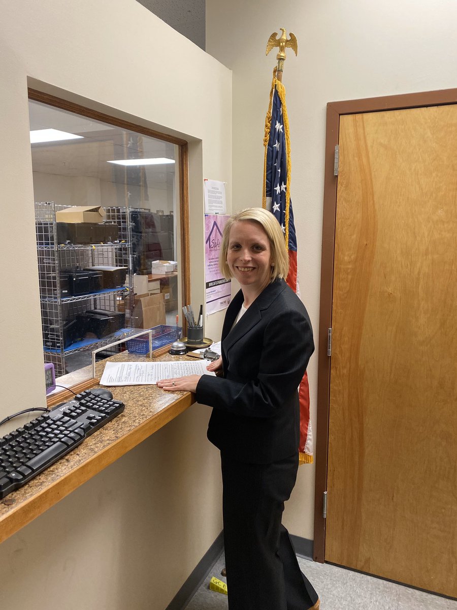AliceDeWine's tweet photo. Just turned in my petitions to the Greene County Board of Elections to make my run for county prosecutor official! Join me if you agree that together WE can do more to make Greene County a safer place to live, work, and raise a family! https://t.co/NitksXS6Yc