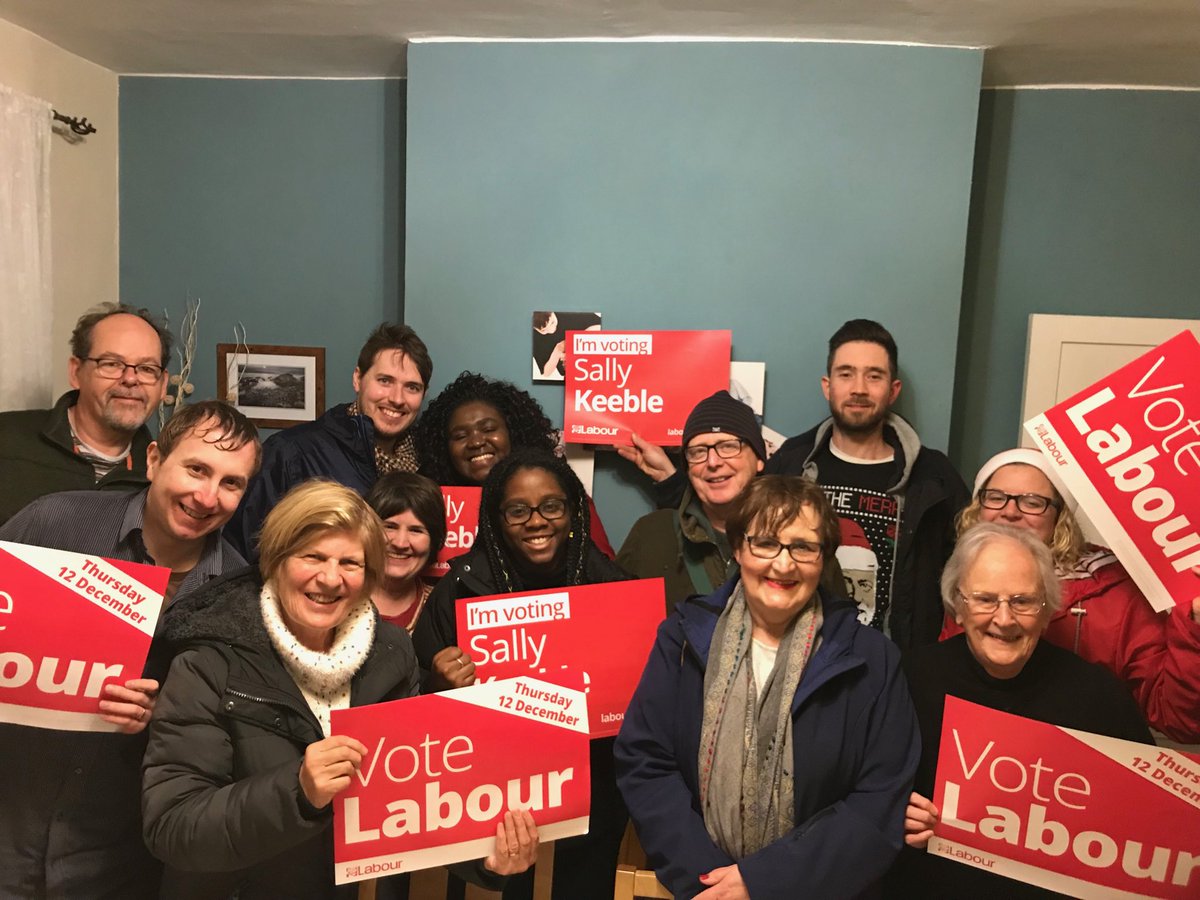 Sally_Keeble's tweet photo. Rain won’t stop us - time to #VoteLabourNow #GeneralElection2019 https://t.co/TmZePXxX0c