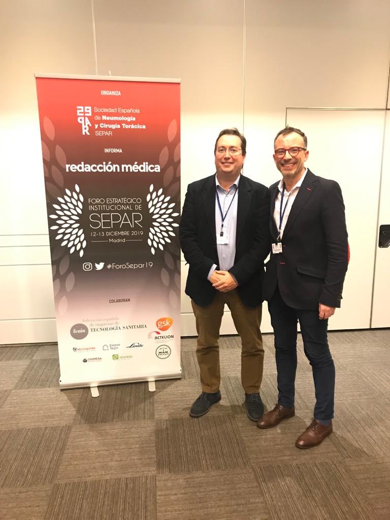 👉 Hoy estamos participando en el foro estratégico de <a href="/SeparRespira/">SeparRespira</a> y <a href="/redaccionmedica/">Redacción Médica</a>