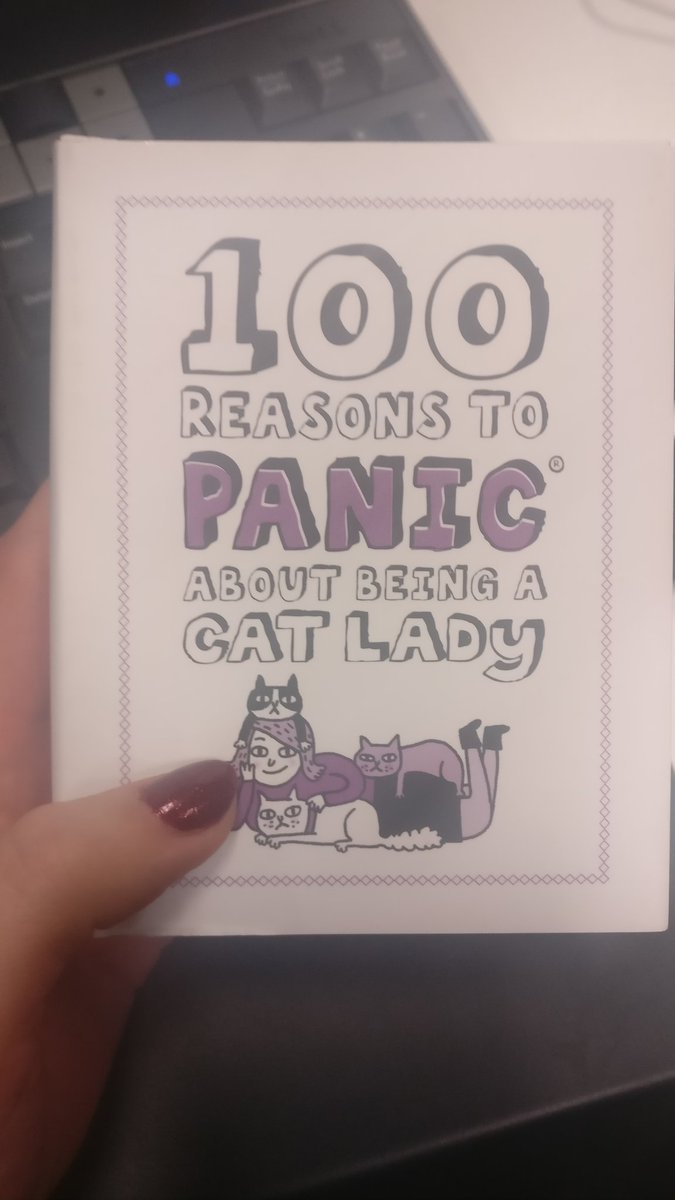 I got this from my secret santa at work. Crazy cat lady without having a cat. Do I have to get one now? 🤔