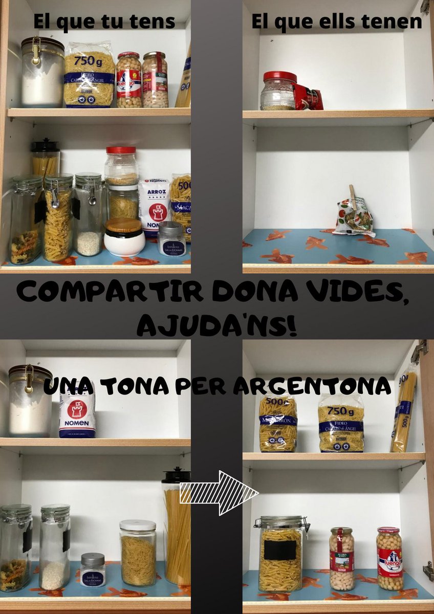 QFamadas's tweet photo. En Jordi, l'arnald i jo avui us venim a animar a col·laborar en el projecte  que consisteix en fer una aportació per al gran recapte d'aliments.
Som de @insargentona i de moment estem superant els records, però no en tenim prou!

COMPARTIR DONA VIDES, AJUDAN'S!
#tonaperargentona https://t.co/WfmQ4BtqP5