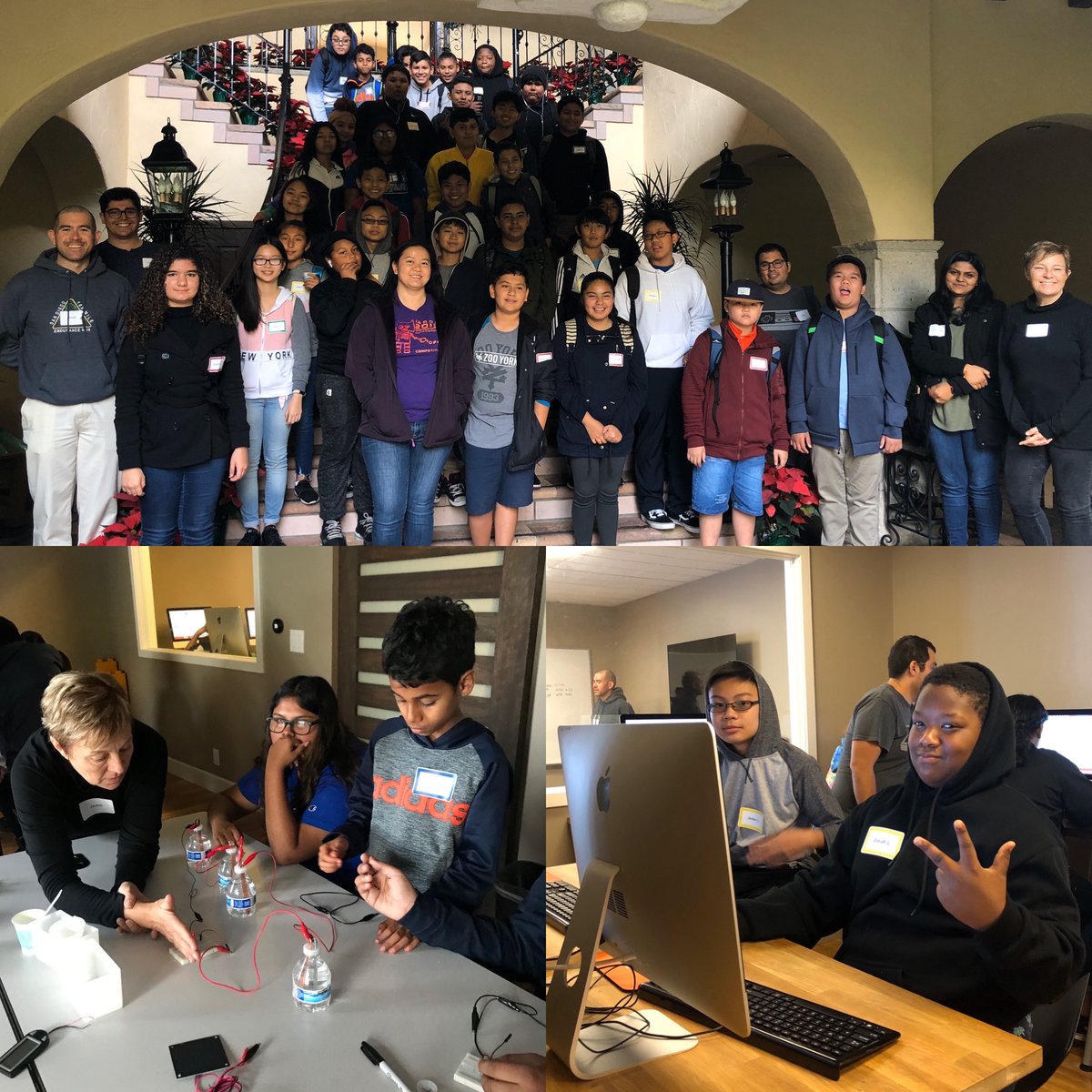 LEAGUEofAmazing's tweet photo. A few more great pics from #TechDiscoveryDay with Wilson Middle School during #CSEdWeek2019 #CSforSD Thanks to all who made this possible! We love having these bright minds at The League. @PartnerSD @sdschools @PhetPease https://t.co/boVTejTOoa