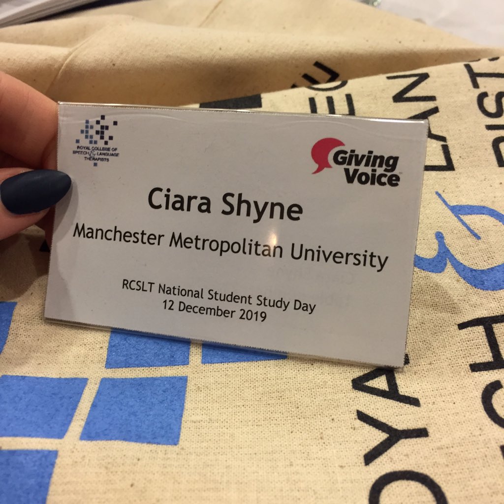 What a good day to create my SLT twitter account!! Had such a great day at the #RCSLTstudentday in Sheffield! I can’t wait now to get started in my new role and apply what I’ve learnt today 🎉🗣👩🏽‍💻@RCSLT