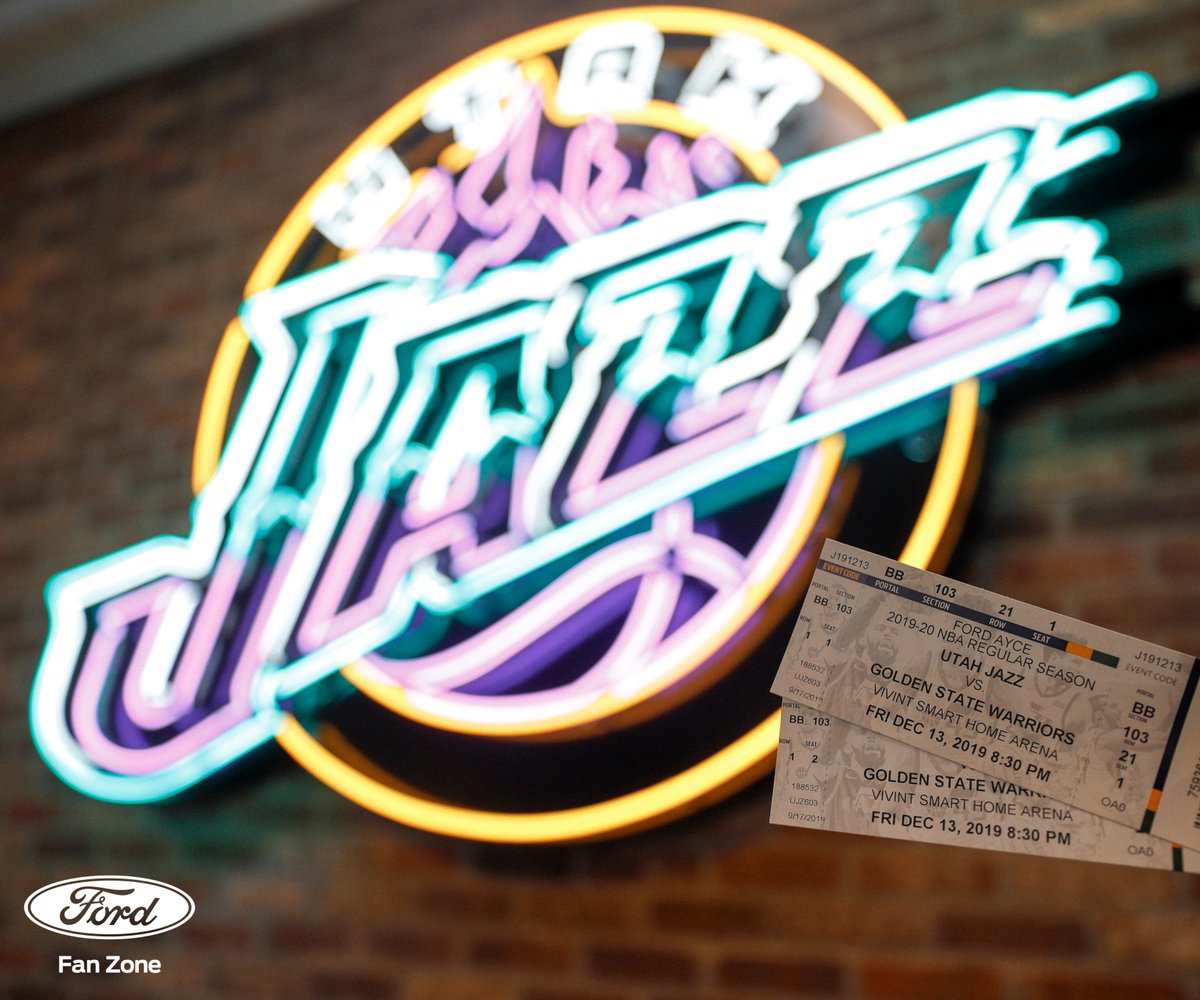 utahjazz's tweet image. Win a pair of 🎟🎟 for tomorrow's game against the @warriors‼️

All you need to do:
- Retweet this post. 
- Comment and tell us who you’d take with you. 

We will notify the winner directly tomorrow at 3PM.

#FordFanZone | @WasatchFord