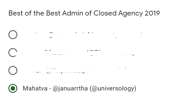 januarrtha's tweet photo. {help rt}

Halo! Kamu sudah vote Mahatva for The Best Admin of Closed Agency 2019 di acara #CGLEARTHISTIC #CAxAWARD2019 belum?

👉🏻 Kalau belum, klik link ini untuk voting: »https://t.co/mhpmdjQ9VS«

👉🏻 Kalau sudah klik link ini untuk ditweet ya: »https://t.co/flIuVeEIuj« https://t.co/rVyLoYaQDY