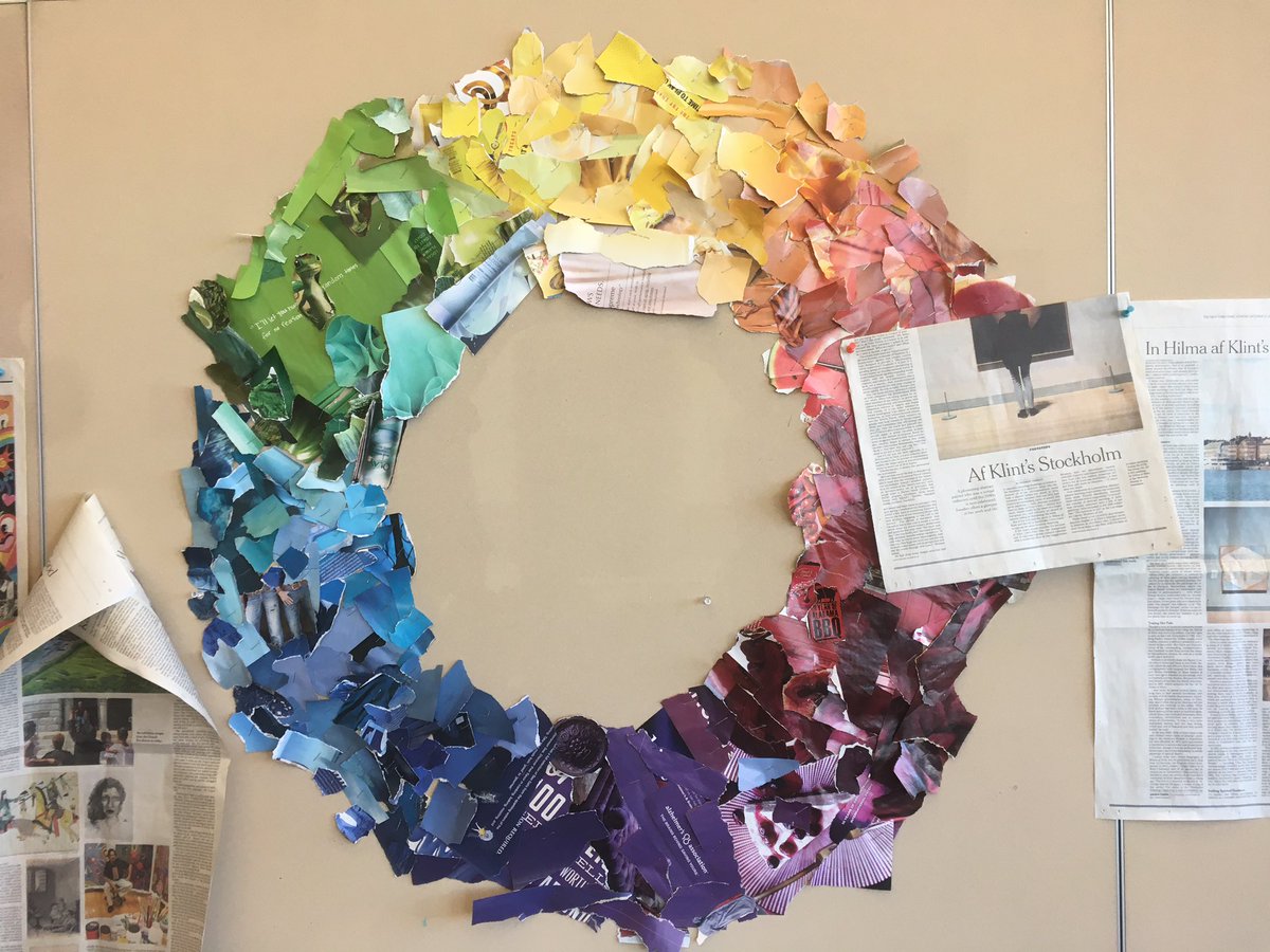 GraftonBAND's tweet photo. Had a fascinating discussion about tertiary and complementary colors and their parallel with consonance and dissonance with @lrart167 today. #ghscommunity https://t.co/SiOzj76K4C