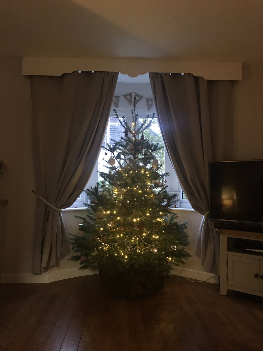 _sallybennett_'s tweet photo. Our first ever real Christmas tree, the kids love it 🥰 #chritmas #family https://t.co/YvpmuEcTyg