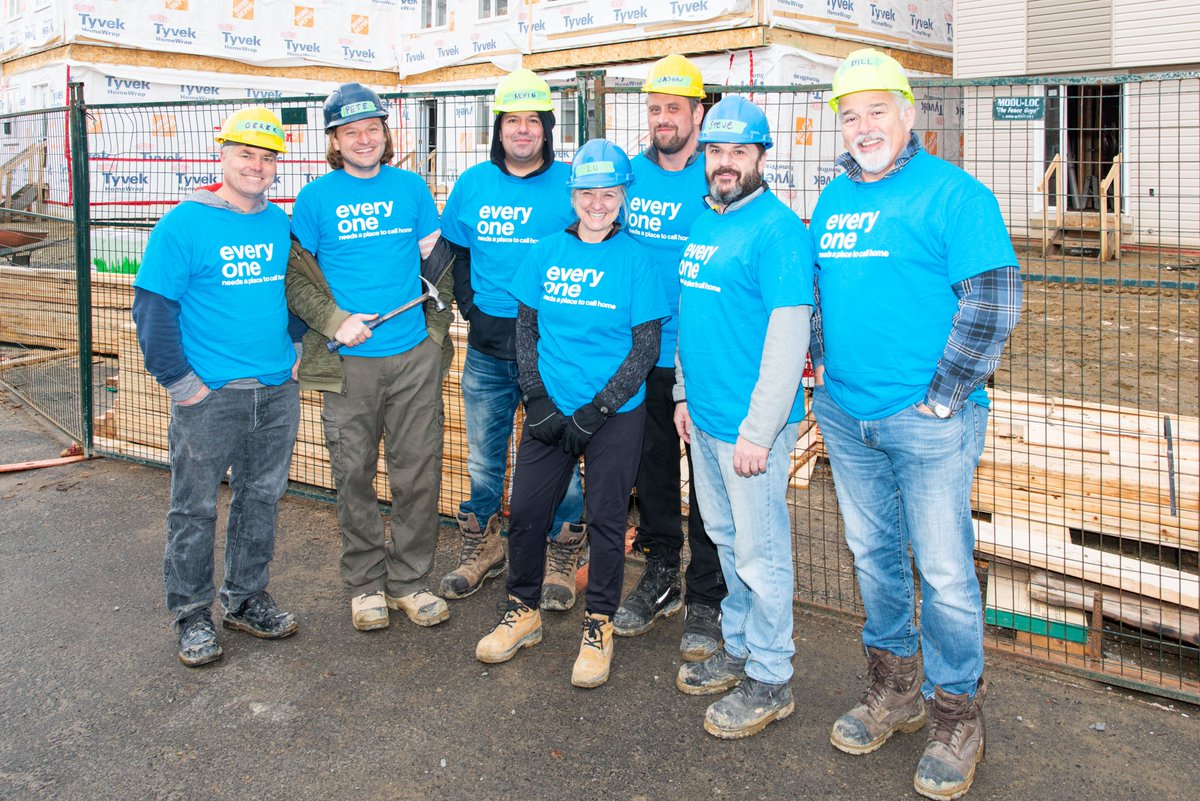 HabitatGO's tweet image. The @Fortinet #TechBuild team were hard at work on the @HabitatGO build site this week. They boldly took on the challenge of moving all that drywall to ready the homes for interior finishing, and helped with some exterior work as well. Thank you! #Fortinet #FortinetLife