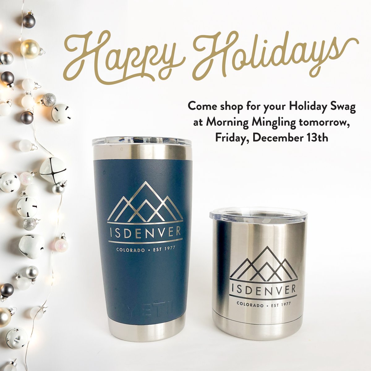 Stop by and see Dragon Swag tomorrow at Morning Mingling! Support our school by gifting your favorite Dragon some ISDenver Swag - our popular Yeti mugs are back, new stuffed dragons and more. Can't make it? Shop our online store: ow.ly/HI8I50xyFKP #ISDPTO #DragonSwag