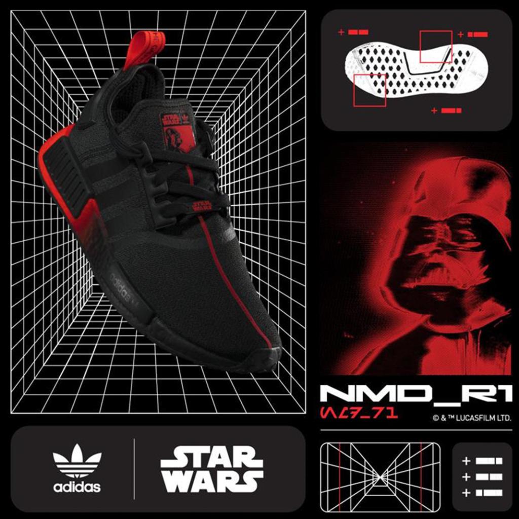 Champs Sports on Twitter: "Join the Darkside adidas NMD R1 "Darth Vader" + Nite "Stormtrooper" are releasing 12/17 #StarWars https://t.co/1N14y4cMRQ" / Twitter