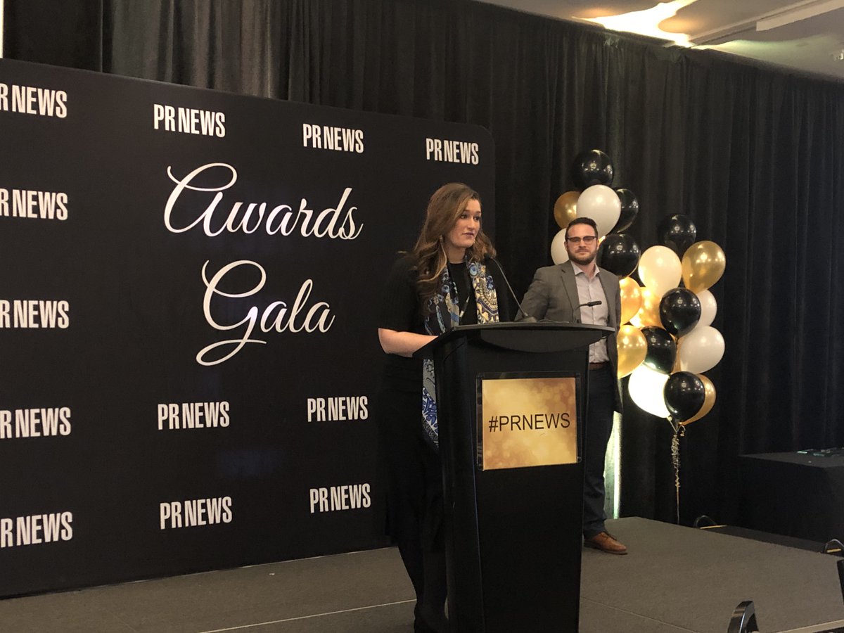 What an honor to have the amazing Alexandra Priola on our team! Today, she was named Internal Communicator of the Year at <a href="/PRNews/">PRNEWS</a> PR People Awards. We are so proud of you, Alexandra. #prnews