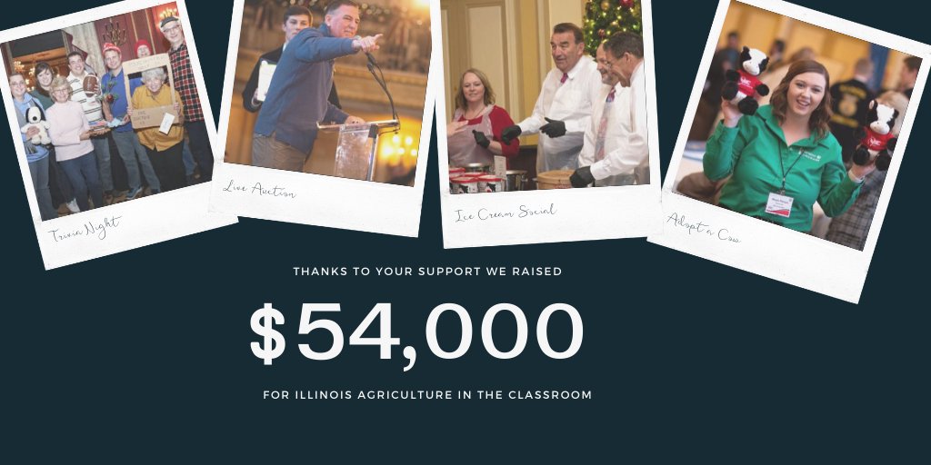 IAAFoundation's tweet photo. We made lots of memories at @ILFarmBureau’s Annual Meeting this year. Thanks to IFB members &amp; our generous event sponsors, we raised $54,000 for @Ilagclass!!! Special thanks to all who helped make #IFBAM19 a success!!! https://t.co/8CWixhqYM5
