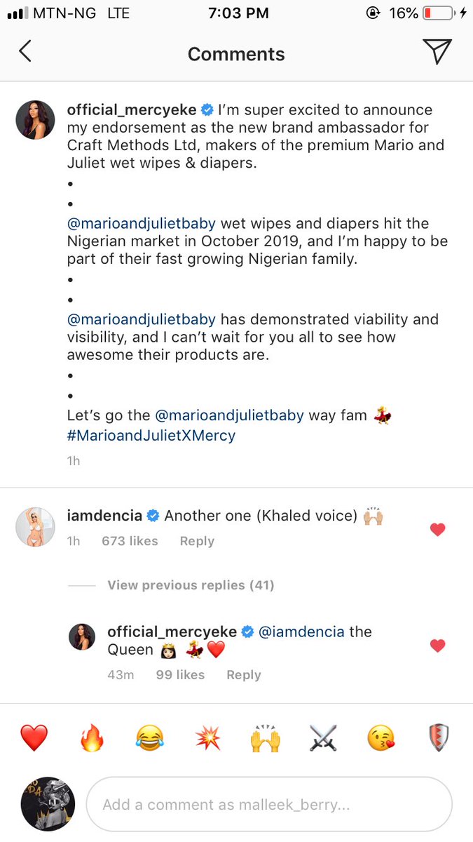 malleek_berry's tweet image. Queen respect Queen #MercyXDencia

#MarioandJuiletXMercy 🛡🛡🛡