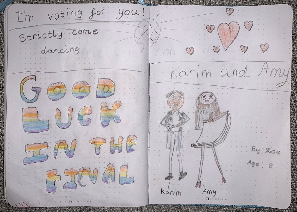 InnVisionLtd's tweet photo. @AmyandKarim Hi guys! My daughter made this for you. Good Luck in the Final!!!!!!! https://t.co/rSTZRe5vOD
