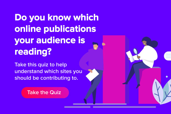 InteroDigital's tweet photo. You shouldn't contribute your #guestcontent to just any publication — only the ones your audience members are ACTUALLY reading. Need help identifying those? Take our free publication quiz and we'll tell you which sites you should be contributing to: https://t.co/oIfduHQfgP https://t.co/Okmsd6NgUN