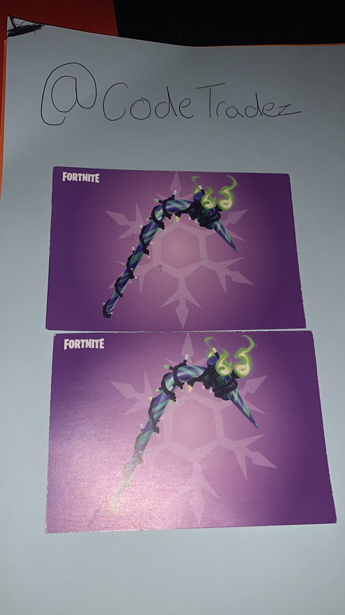 CodeTradez's tweet photo. Iβm gonna give my minty codes to someone with a decent account NFG #Fortnite #minty #mintypickaxe #mintycodes #trade #noscamers BTW NO TIME WASTERS https://t.co/UCjdzudOwh