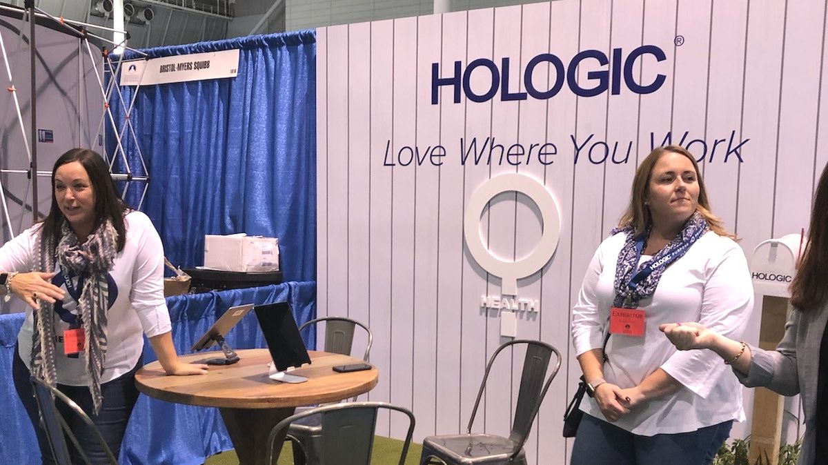 Hologic's tweet photo. Are you at #MassWomen and looking to make a #career move? Visit the Hologic booth to learn more about the opportunities at Hologic! https://t.co/QauSXQTQM3