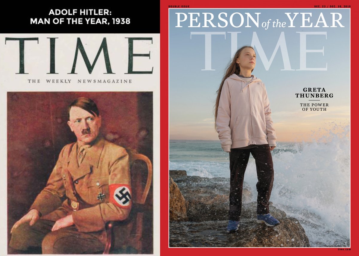 #TIMEPersonoftheYear2019 Time Magazine - completely out of touch for 81 years