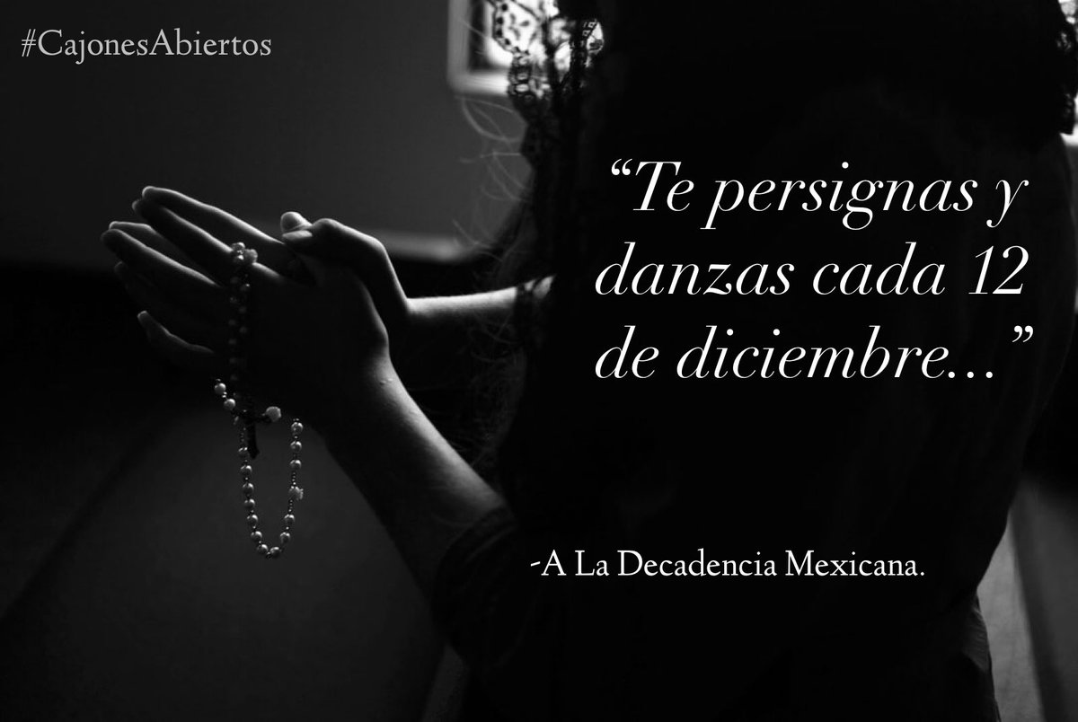 Lorena_Fdz's tweet photo. Te reto a completar la frase... #CajonesAbiertos #DecadenciaMexicana #religions #peregrinación #Danza #Love #Peace #reflexion #fe #esperanza #forgive #sinner #poetry #imwriter #quotes 🌬🙏🏻💖✨🙅🏻♀️⛪️📿✝️🛐✝️🖤 https://t.co/wxV6yzeRdK