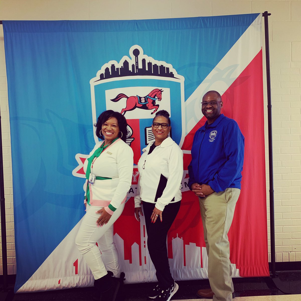 whusheane's tweet photo. @SkylineECHS  is hosting our Recruiting Counselor Luncheon with J. L. Long Counselor @DISD_PTECH_ECHS @Skyline_Raiders https://t.co/NKTmiWpmfh