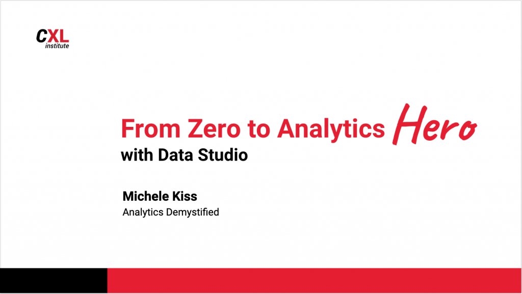 Google Analytics (@googleanalytics) on Twitter photo New on demand webinar from @conversionxl and <a href="/MicheleJKiss/">Michele Kiss</a>: How to go from zero to analytics hero with Google Data Studio bit.ly/2EamU2n #measure New on demand webinar from @conversionxl and <a href="/MicheleJKiss/">Michele Kiss</a>: How to go from zero to analytics hero with Google Data Studio bit.ly/2EamU2n #measure