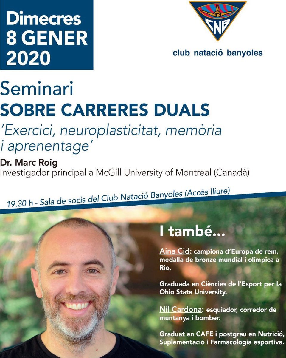 memorylab1's tweet photo. Giving a seminar in Spain about exercise, brain plasticity, memory and learning. Come to see if you are around! https://t.co/XBKAQbBgJ9