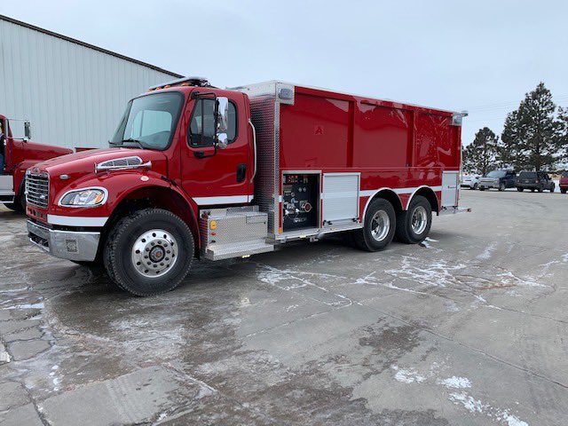 Successful final inspection of Whitewater Fire Department’s new Rosenbauer Tanker <a href="/FireWhitewater/">Whitewater Region Fire Department</a> @RosyFire