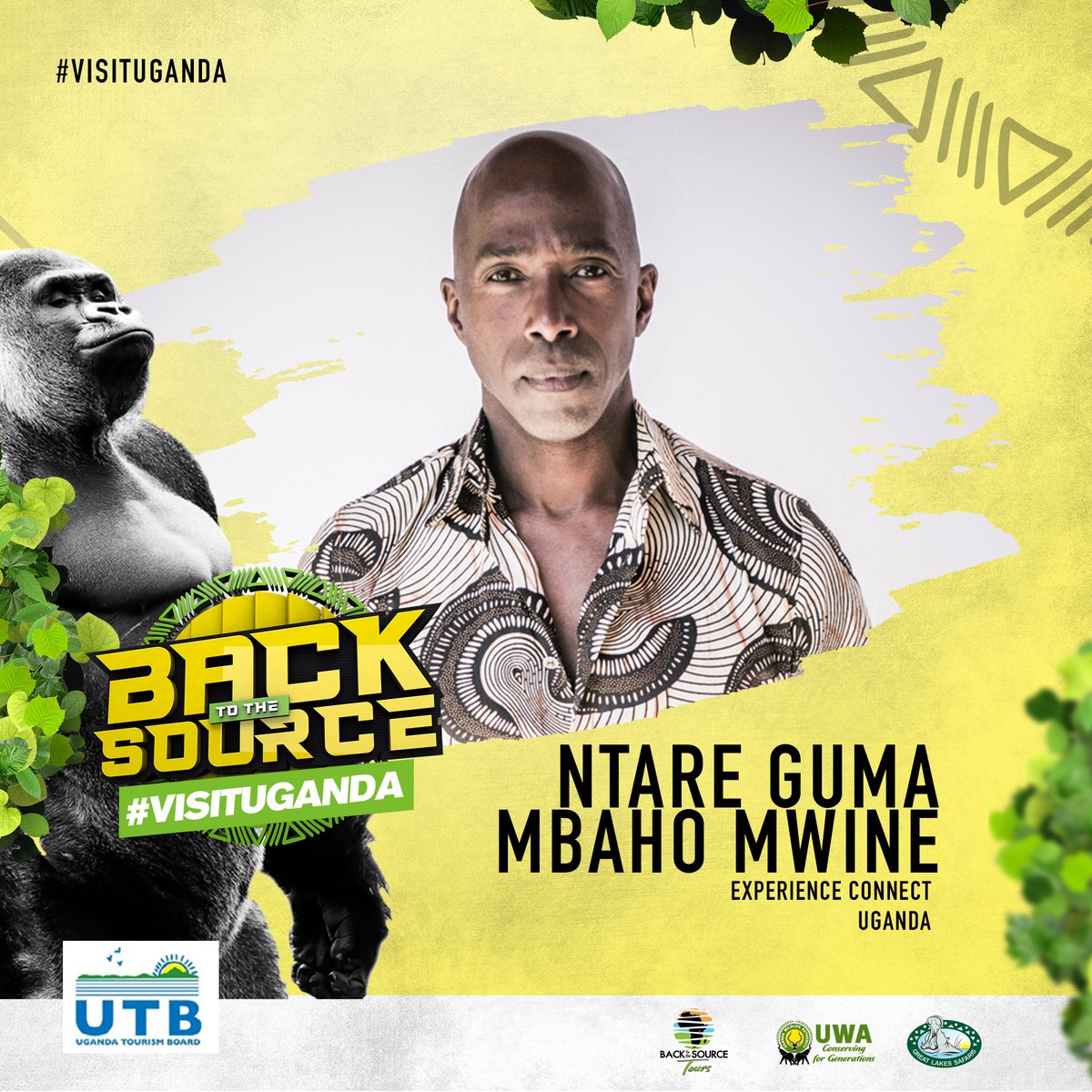 The Back to the Source Tours initiative is in full effect with Ntare Guma Mbaho Mwine's arrival in Uganda last night. Follow the journey at #BacktotheSourceTours. 
Join our group tour!

#PearlofAfrica #VisitUganda #ExperienceUganda #tulambulewild #designkingz_256