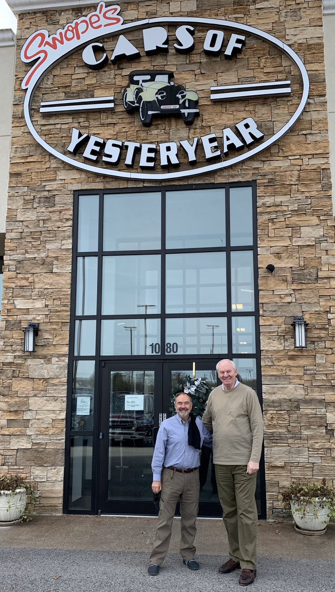 DanIssel44's tweet photo. What a great day today in ETown/Hardin Co. Thanks to Carl Swope and the Swope Family of Dealerships for the great hospitality. I really enjoyed myself and BTW, you’re a little taller than Louie Dampier😂. Great to have you on the #NBA2LOU team! This will be fun! #LetsGoPro https://t.co/Ob08IQhScj