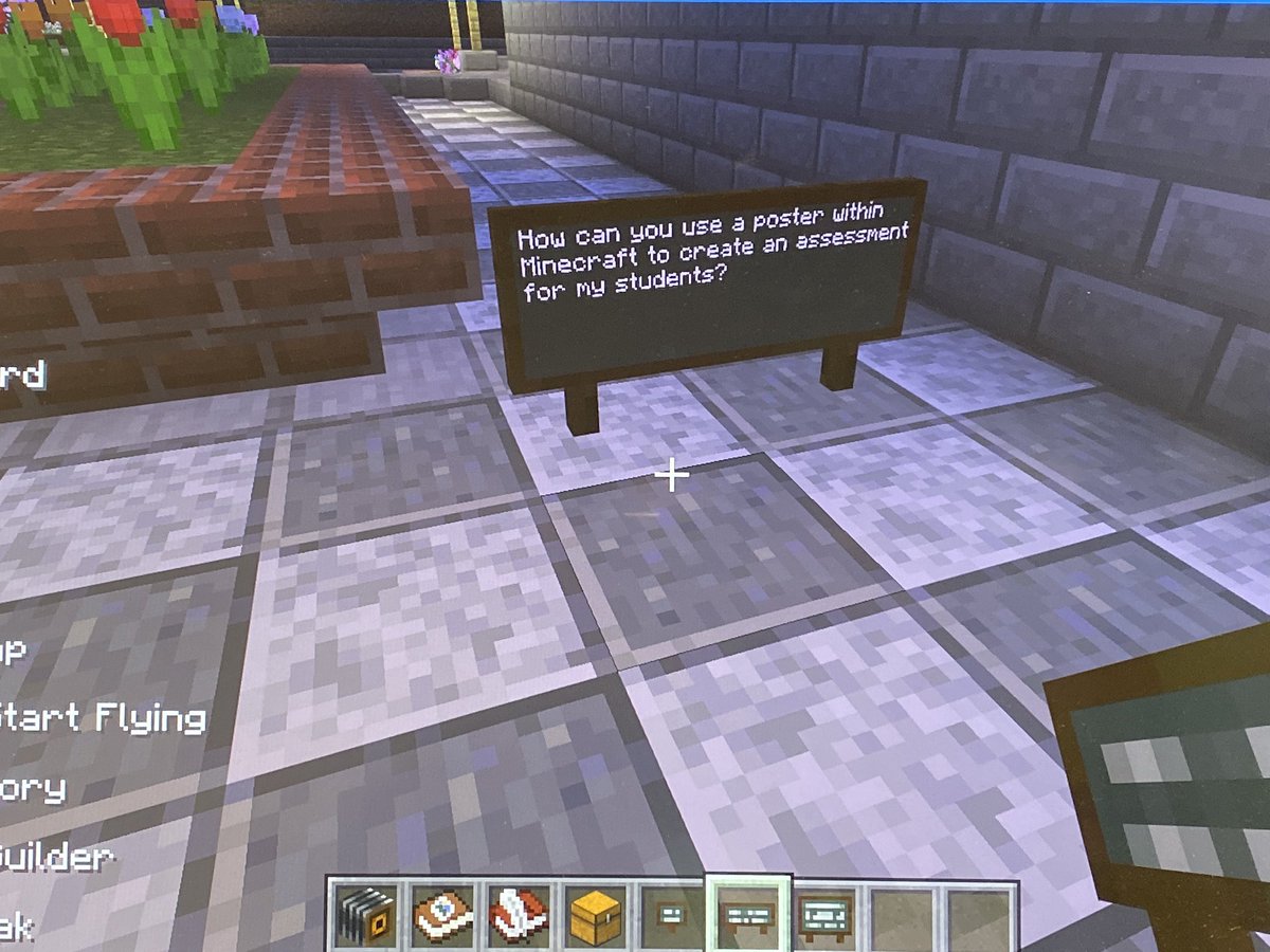 There are so many ways to embed assessment within #MinecraftEDU! Slates, Posters, and boards are additional assessment tools that can be beneficial to the @PlayCraftLearn learning experience! #TechOutHCPS