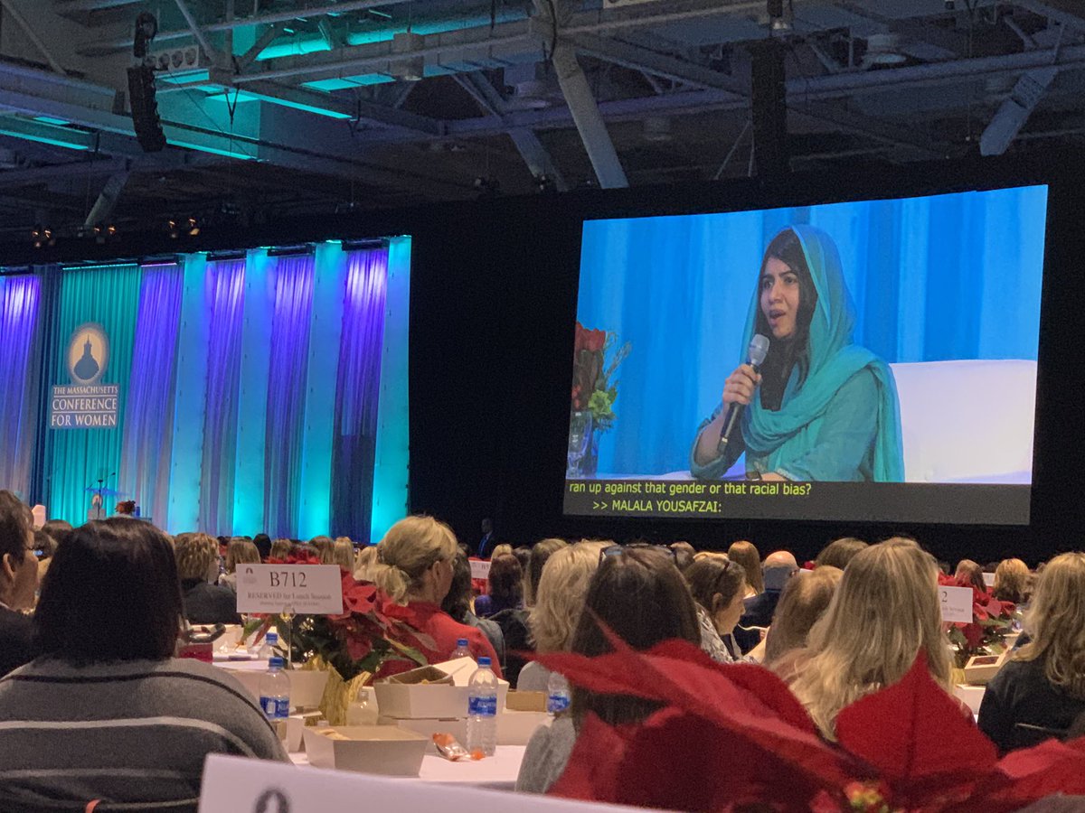 waleric1's tweet photo. Malala is so inspiring!  #masswomen https://t.co/soTGOCU9m9