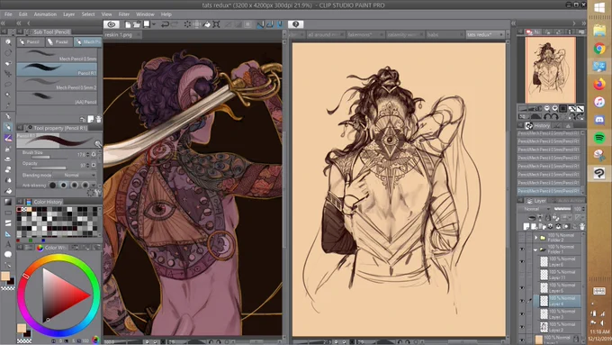 (wip) the reason i dont do tattoo designs for real people, besides that i dont have any tattoos and dont know anything about them, is that my "design" "process" is just *hands u an unnecessary detail* *hands u an unnecessary detail* *hands u an unnecessary detail* *hands u 