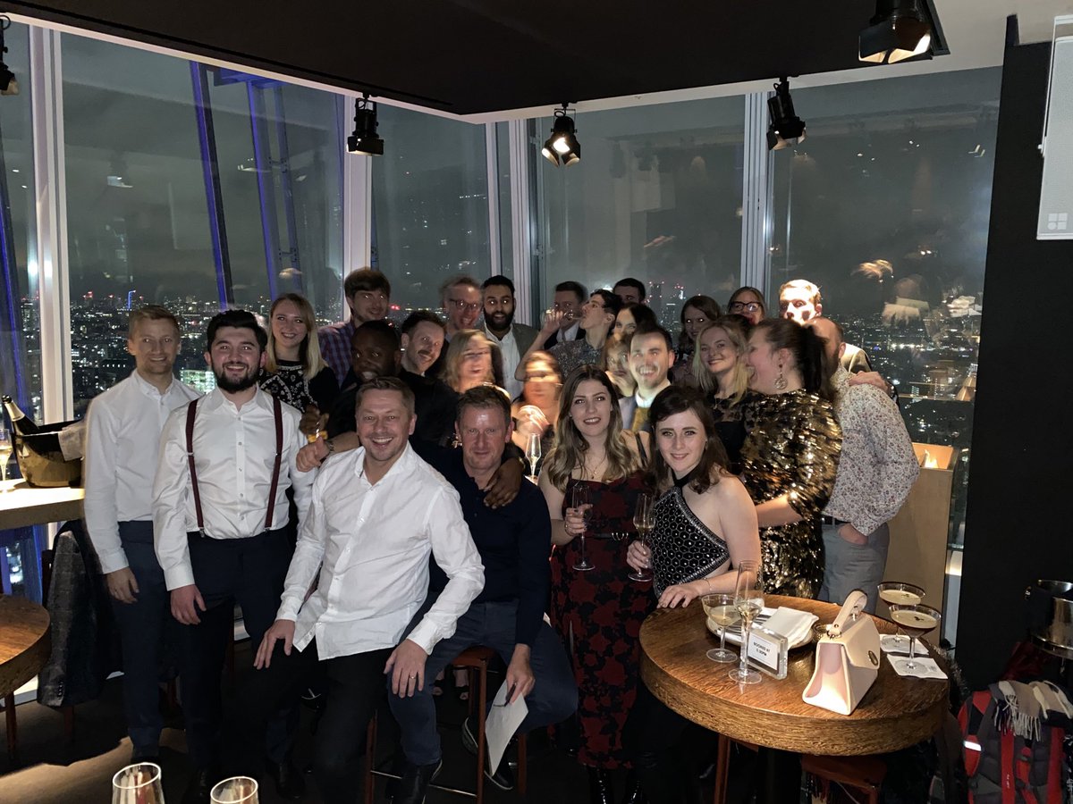 CliveArmitage's tweet photo. @weareagent3 London team out for Christmas party up The Shard. #abouttogetmessy https://t.co/ryeiLvHFRu