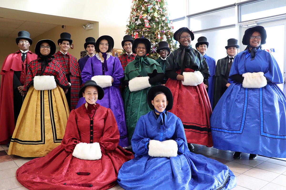 Our Yuletide Singers visited some elementary campuses and the <a href="/pfisd/">Pflugerville ISD</a> Administration Building today to spread some holiday cheer. We hope everyone has a wonderful winter break. #Pfamily