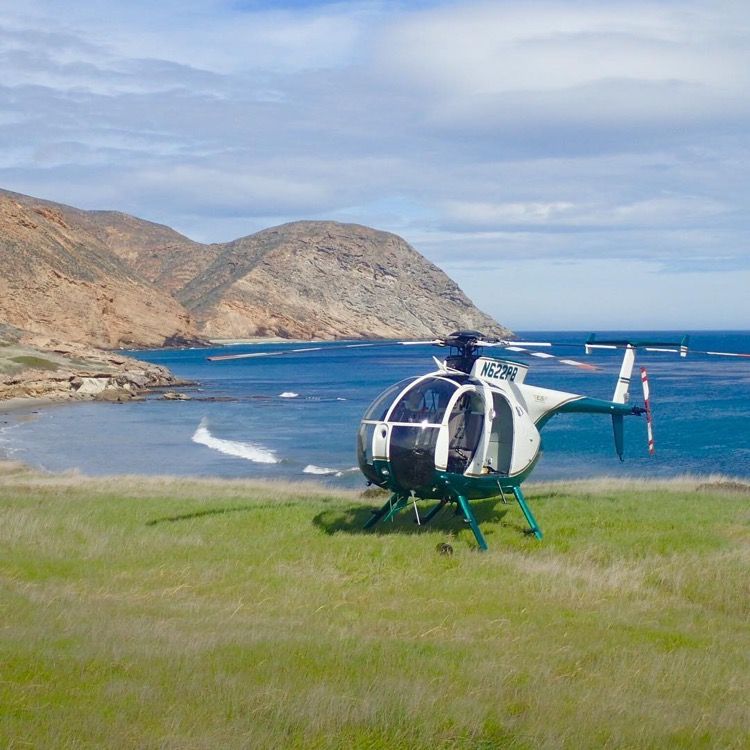 It’d be hard to have a bad day when this is your office! In this pic, #EnglishAirService’s #MD500D is supporting Wildlands Conservation Science and The Nature Conservancy operations on Santa Cruz Island.
#EAS #conservation #santacruzisland
PC: Jean Paul Robinson