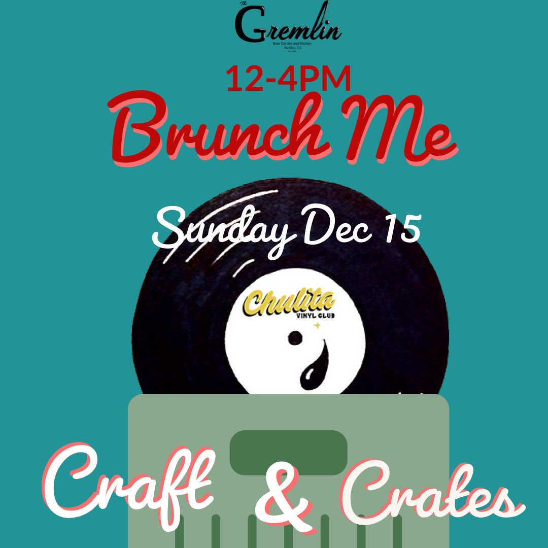 #brunch December 15 12-4pm #mcallen