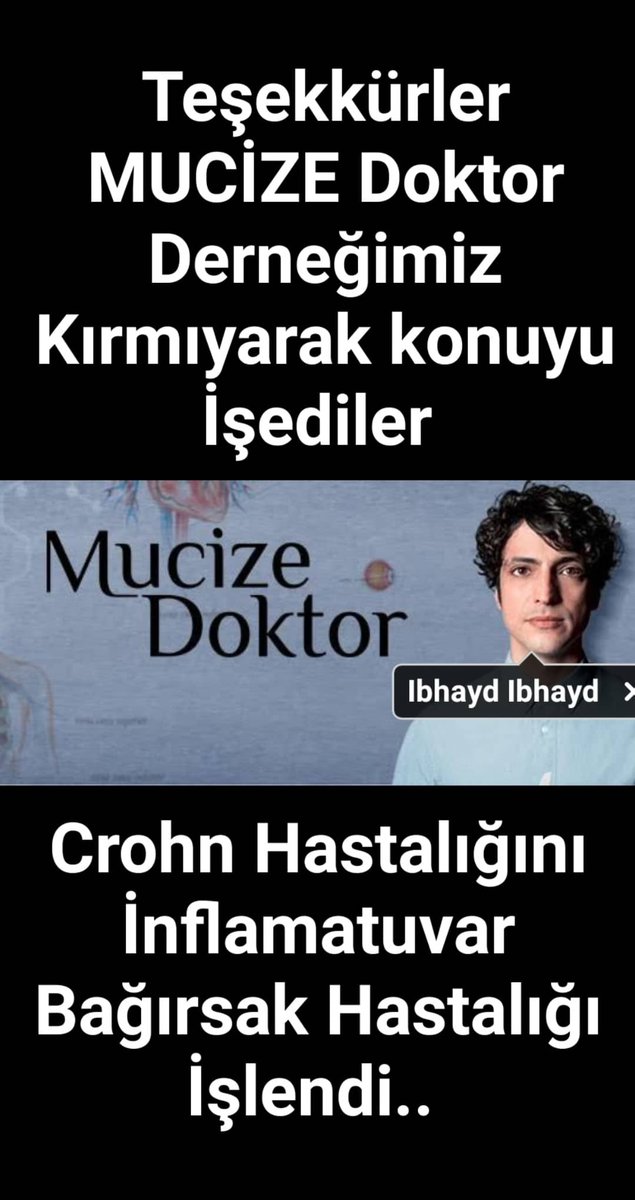 IBHAYD1's tweet photo. TEŞEKKÜRLER #mucizedoktor 125 Bin Hastanın sesi Oldunuz Bizleri Kırmıyarak Konuyu İşlemeniz Hoş Oldu Bir Kaç Dizi Daha Var İşlendikçe Yayınlıyacağız.
#sizinderneğiniz #farkımızıfarkedin #wcog #wcog2019 #ibh #ibhd #ibhayd #ibhaydderneği #tgd #türkgastroenterolojider #efcca https://t.co/r6mlRlPq4U