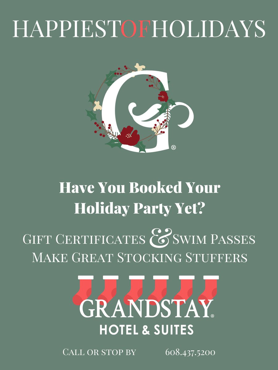 MHorebGrandStay's tweet photo. Still need gift ideas? How about that holiday party you were supposed to plan? Let us help! 👍🎁🎅
.
https://t.co/B5XbRAJ5VV https://t.co/hbu4yShZtk