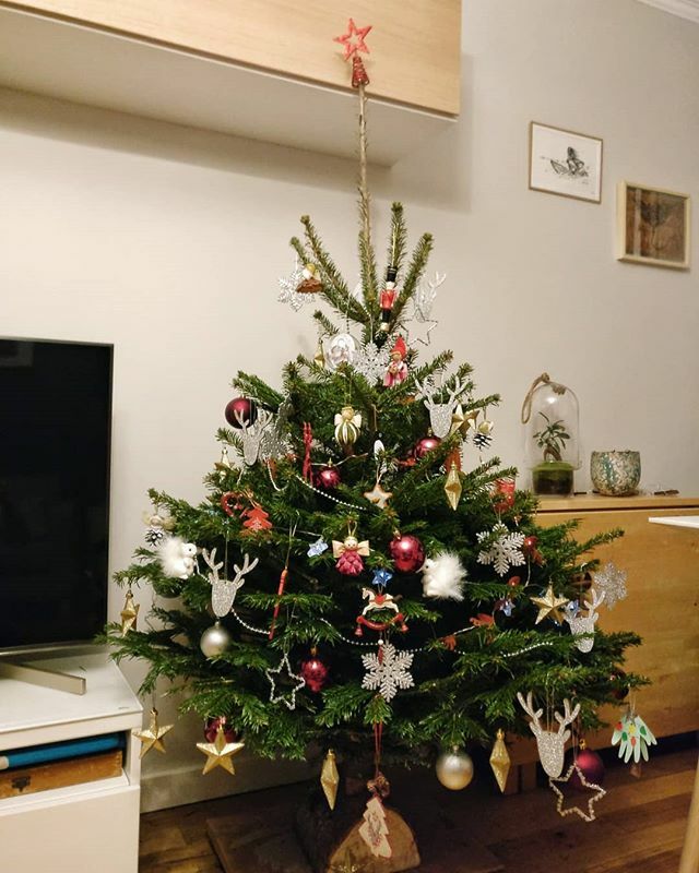 Le roi des forêts 💚
Orné de décorations de venant de plein d'endroits : Londres, Budapest, d'Alsace et une faite main par mon petit garçon ❤️ #sapin2019🎄 #noel #christmas #christmastree #christmasdecor #sapin2019 #nordmann ift.tt/2Py2sNS