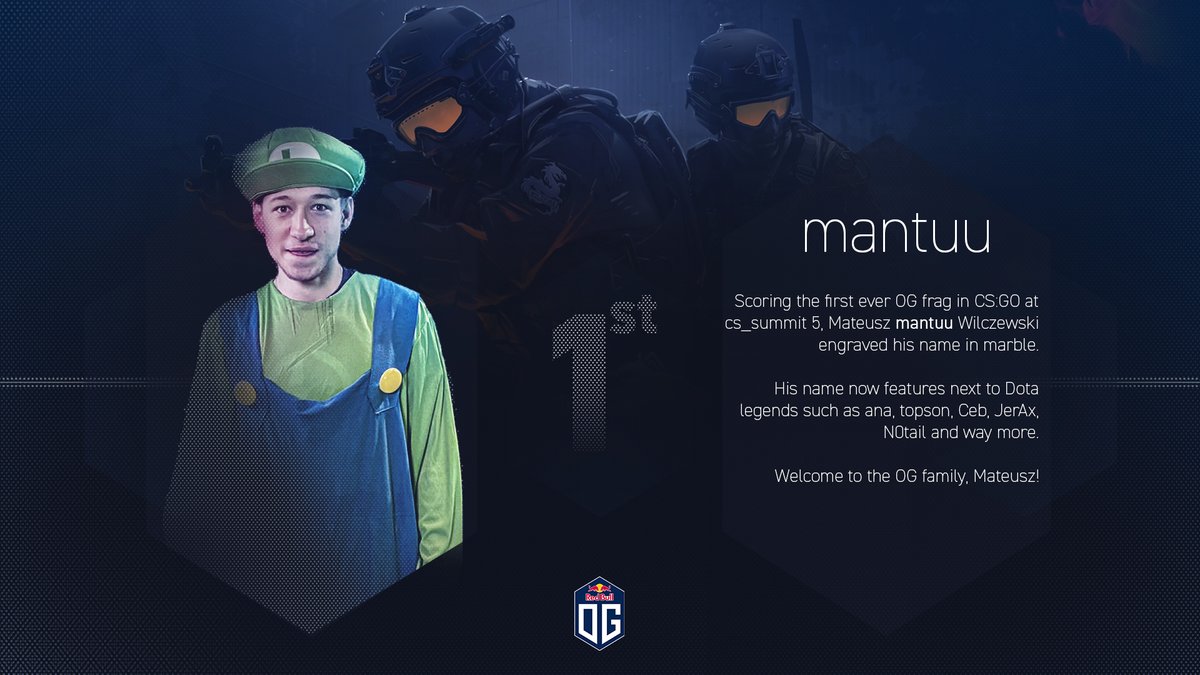 Og Cs Go Welcome To The Og Family M4ntuu Your Name Is Now Engraved In Our Hall Of Fame Who Ll Be Next Dreamog